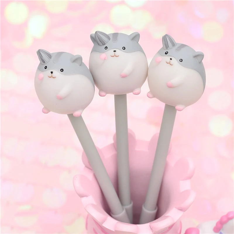 Kawaii гелевая ручка с единорогом Мультяшные животные кролик медведь нейтральная
