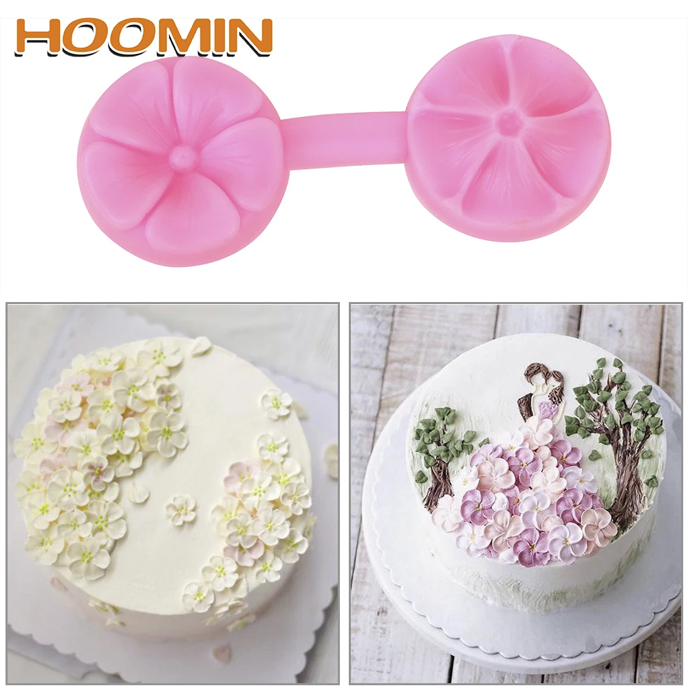 HOOMIN 3D Силиконовая форма в форме цветка Инструменты для выпечки своими руками