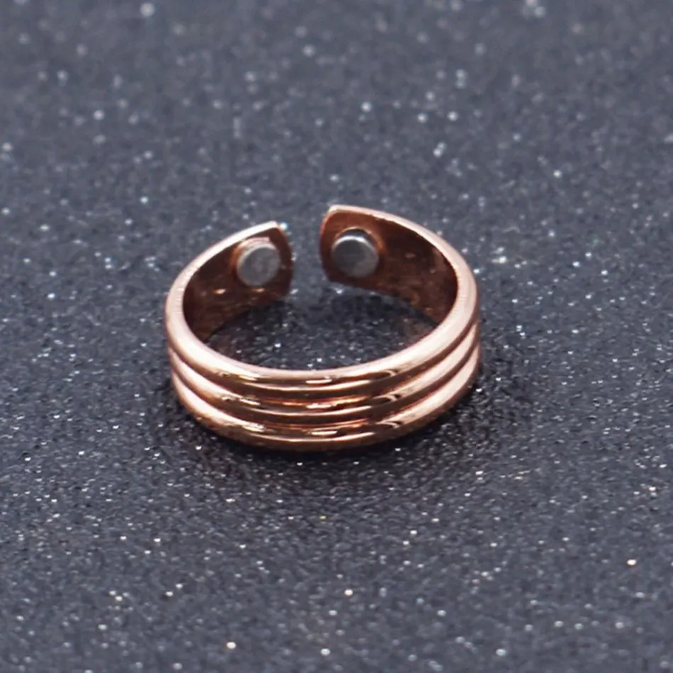Fashion Magnetic Opening Rings Health Care Ring Punk Finger Magnet Adjustable For Women Men Jewelry | Украшения и аксессуары