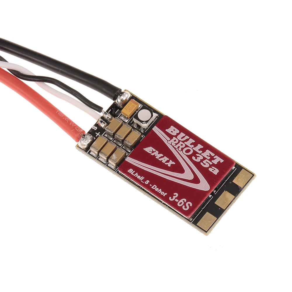 4 шт. Drone DSHOT Bullet Series 35A PRO 3 6S BLHELI_S ESC w/RGB LED программируемый для соревнований гоночных