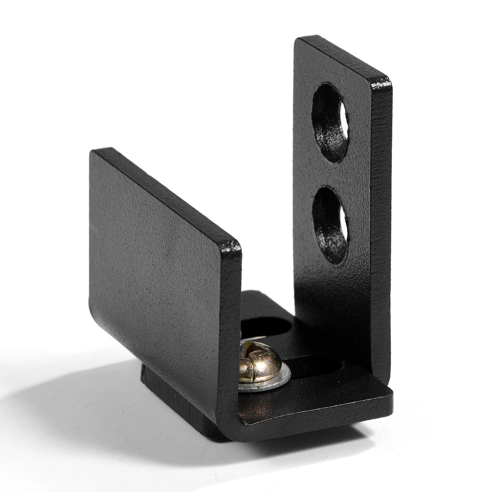 Новая прочная стальная направляющая для раздвижных дверей из черной стали с 8