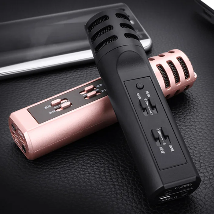 Excelvan микрофон F9 мобильный телефон ручной караоке USB KTV плеер Bluetooth динамик Запись