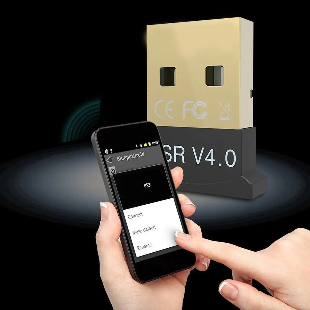 Беспроводной USB V4.0 Bluetooth Dongle Музыка 3 Мбит/с звуковой приемник адаптер для низкой