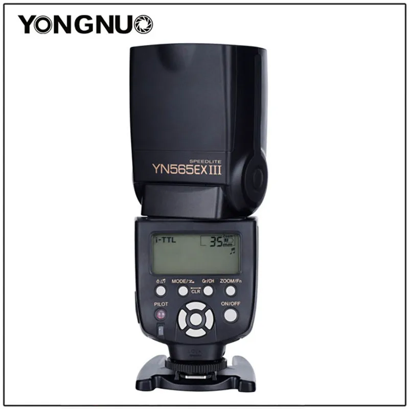 Светодиодная лампа для видеосъемки Yongnuo YN 565EX III TTL Вспышка Speedlite Canon 1300D 800D 6D 7DII 30D 50D