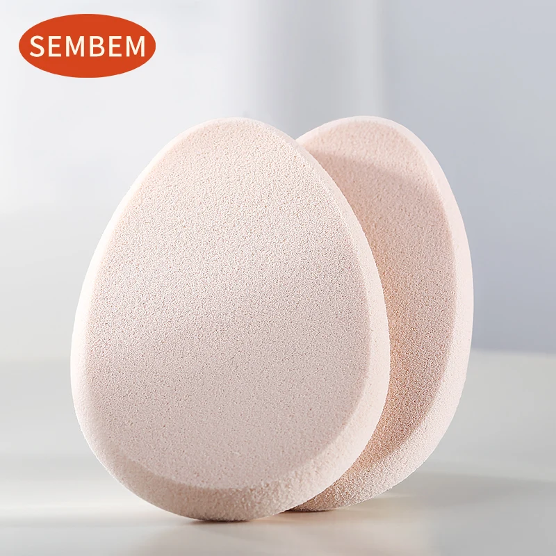 

SEMBEM 2pcs Extra Thick Makeup Sponge Professional Soft NBR Beauty Foundation Puff Flawless Cosmetic Powder Puff Make Up Sponge