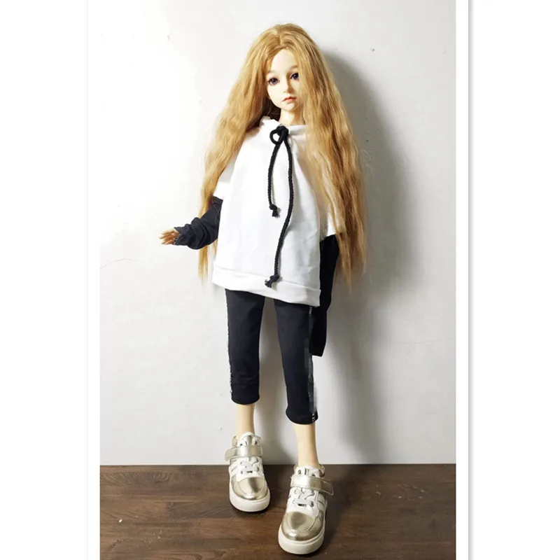 1/6 1/4 1/3 BJD SD Одежда для кукол свитшот модная блузка рубашка черные брюки куклы