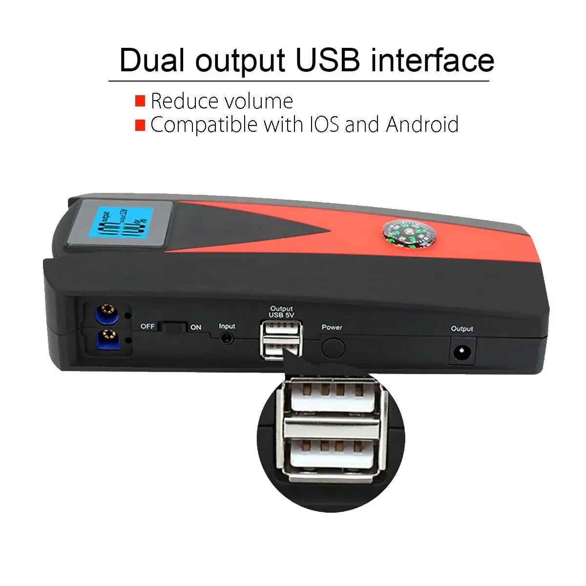 82800 мАч автомобильный пусковой стартер внешний аккумулятор Jumpstarter Авто пусковое
