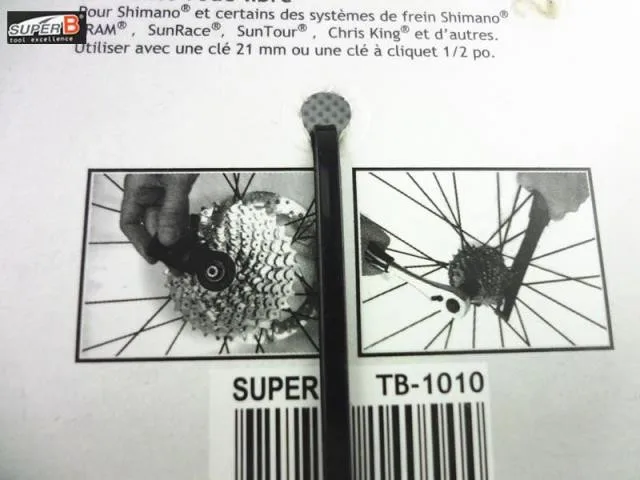 Super B TB 1010 инструменты для снятия колесиков Shimano SunRace SRAM ChrisKing SunTour запирания
