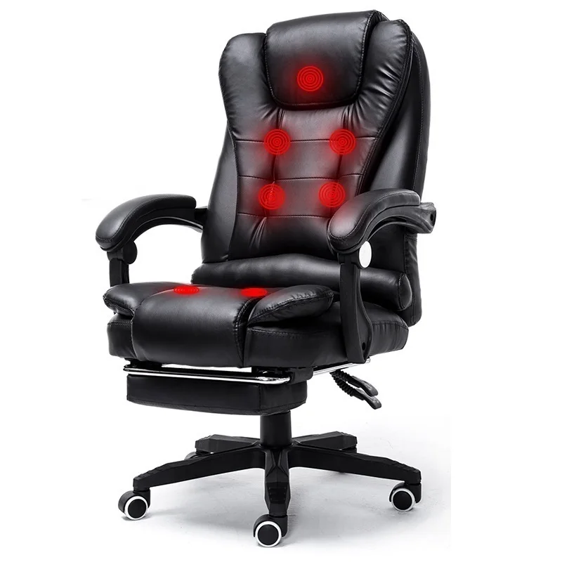 boss Chaise Leather Gaming Massage home executive luxury Office chairs furniture computer ergonomic kneeling working Chair | Мебель