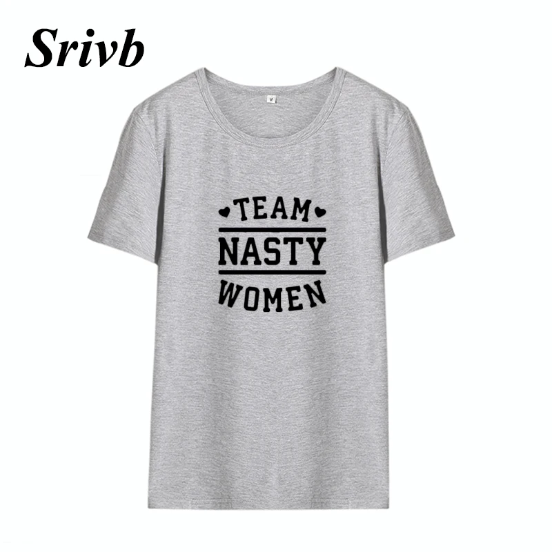 Женская футболка с коротким рукавом Srivb Team Nasty Camiseta Mujer Повседневная Уличная