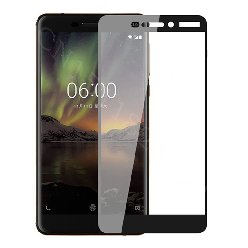 Защитное стекло для Nokia 6 1 2018 защитное закаленное TA-1068 TA-1050 TA-1043 TA-1045 9H 2.5D |