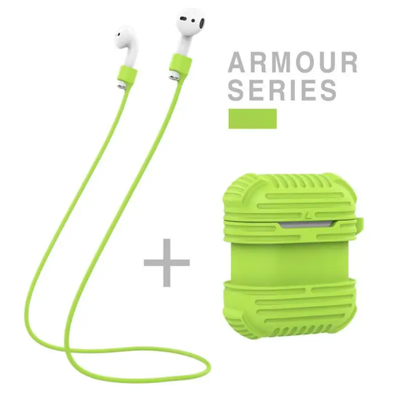 Защитный чехол для airpods гарнитура ремешок 2 в 1 iPhone Беспроводная bluetooth-гарнитура