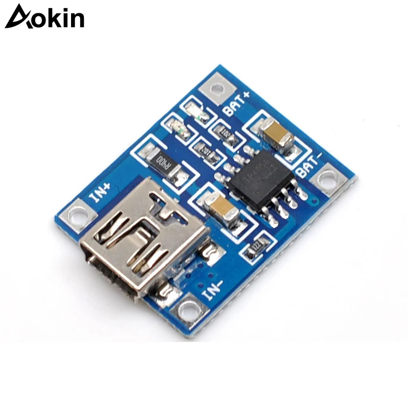 TP4056 мини микро USB литиевая Lipo батарея модуль зарядки плата DIY 5В 1А Зарядка