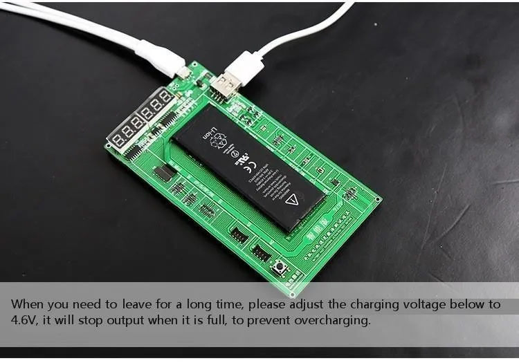 Плата для подключения батареи телефона Kaisi K9208 зарядный usb кабель IPhone 4 8X VIVO huawei