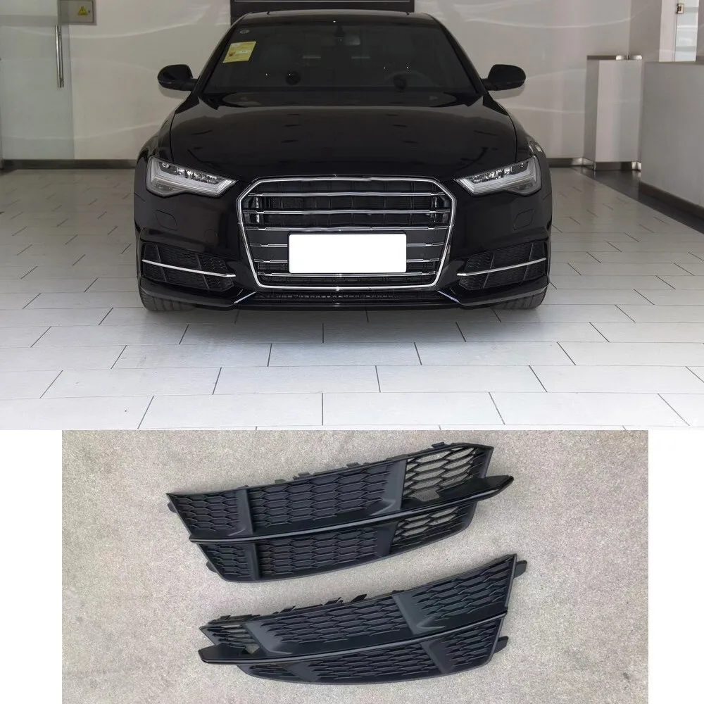 Передний бампер туман светильник решетка для Audi A6 Sline 2018 противотуманная фара