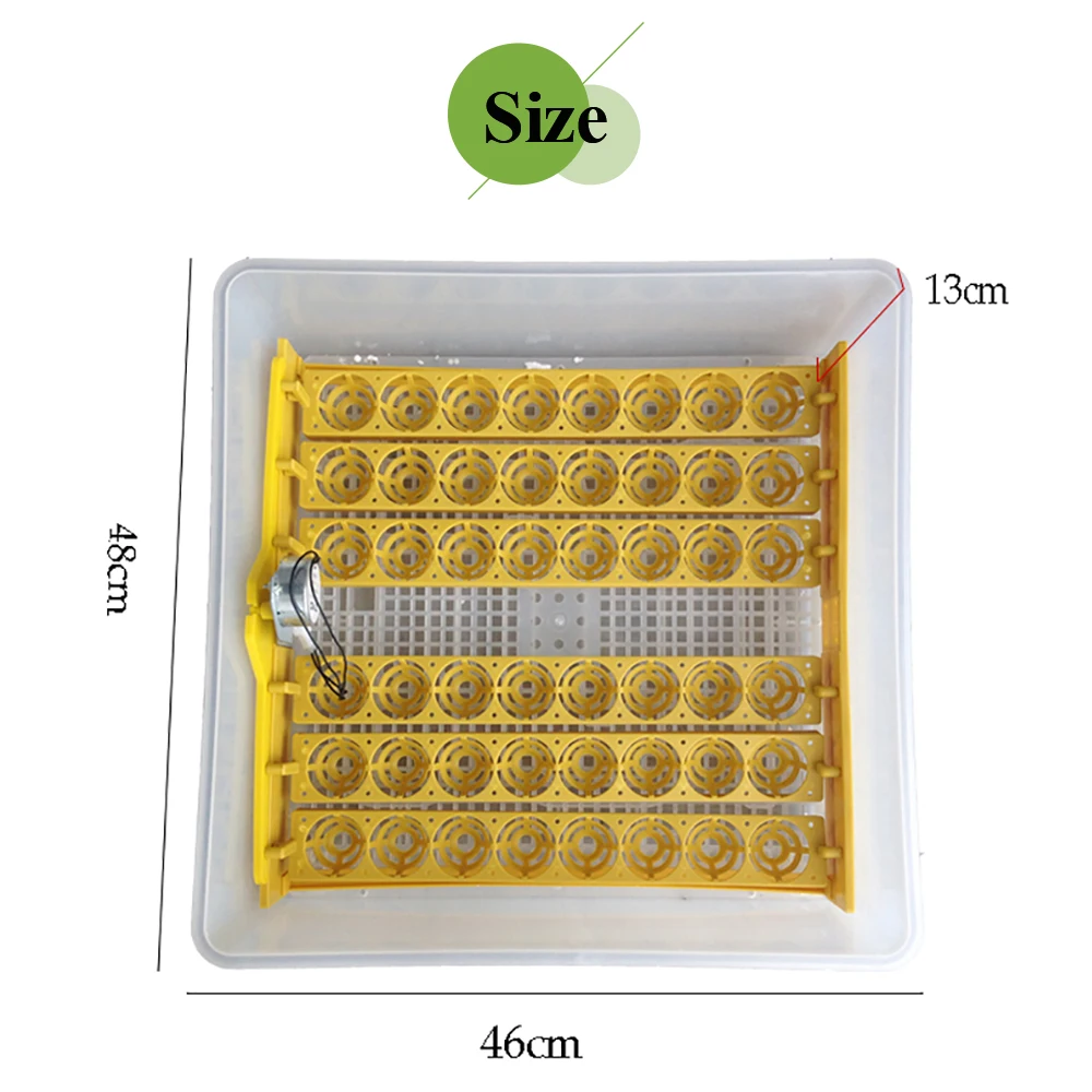 Высокое качество цифровой 48 яиц инкубатор для домашней птицы Курица Утка птичьих