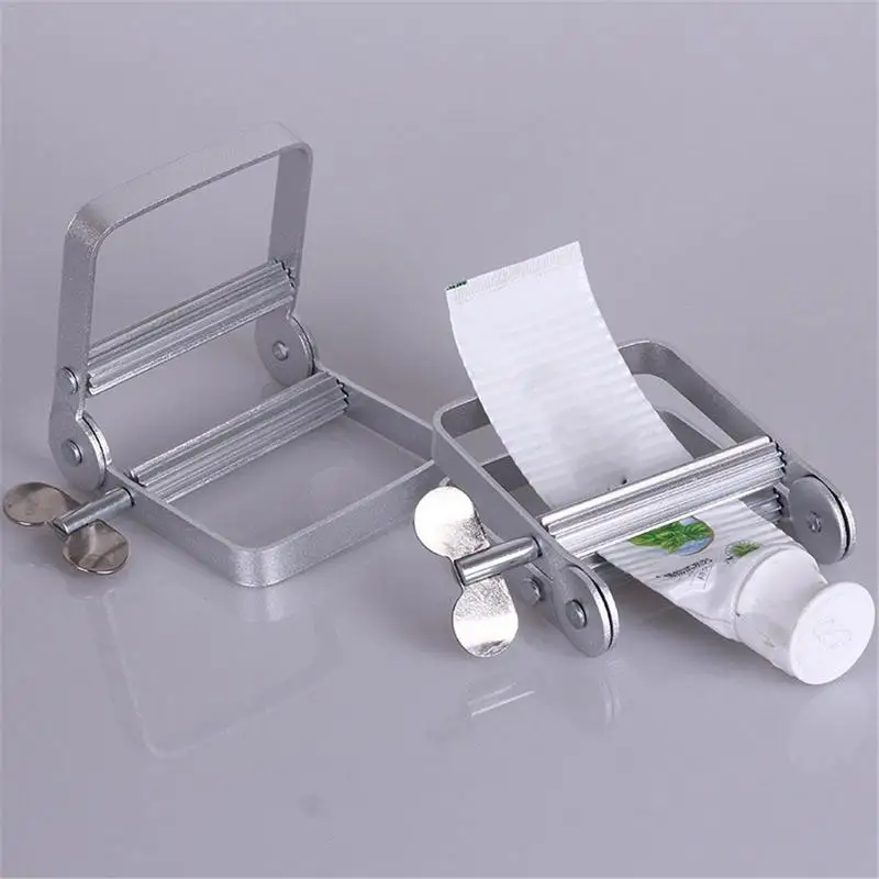 1pcs Tube Squeezer Lazy Toothpaste Dispenser Metal Squeezing Tools Hair Color Dye Cosmetic Paint Wringer |