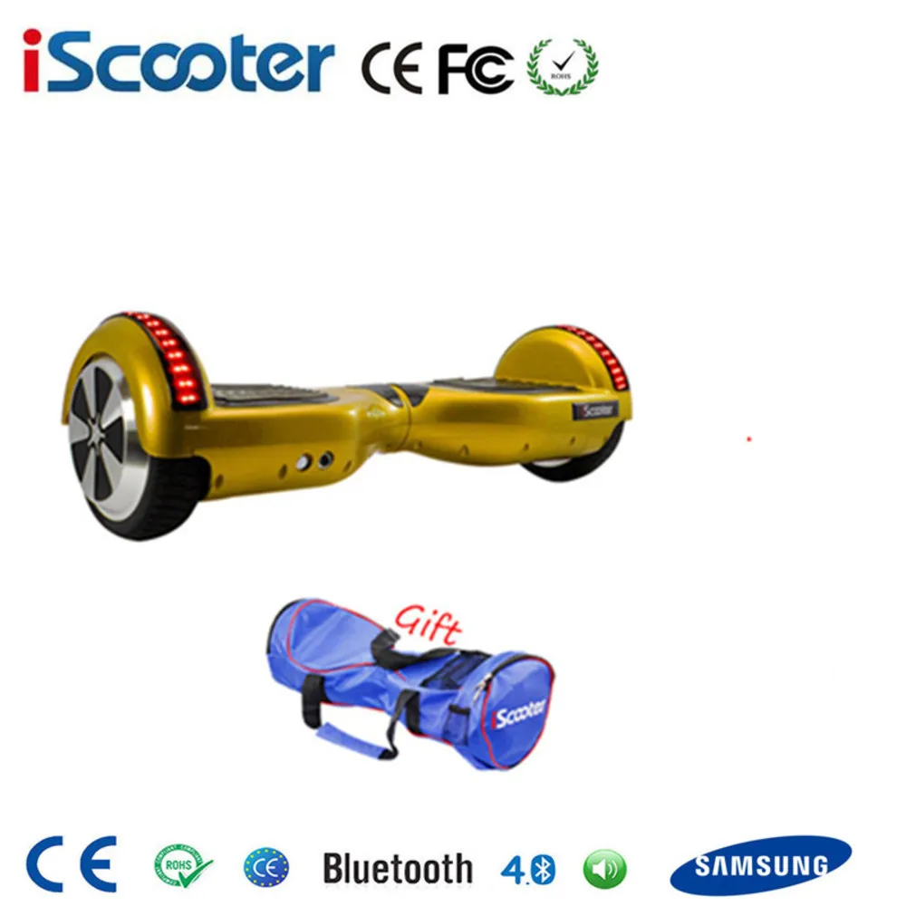 6 5 дюймов Hoverboar samsung Аккумулятор Электрический скейтборд Bluetooth моторизованный