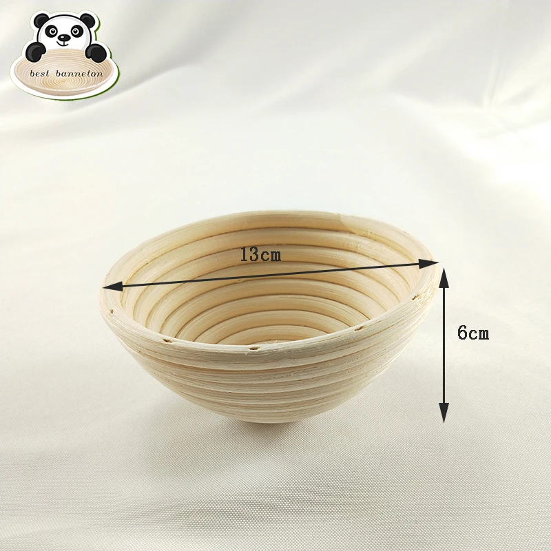 Лучшая Экологически чистая круглая корзина для выпечки ручной работы banneton