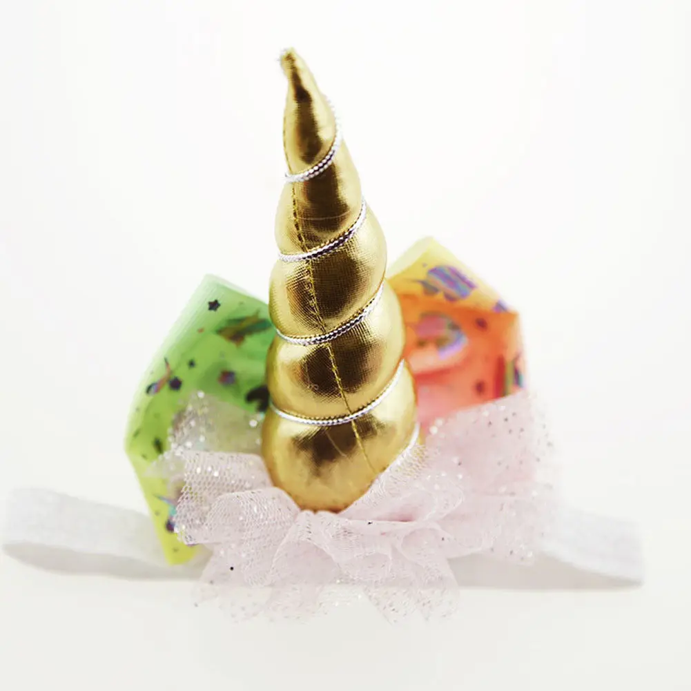 Magical Unicorn Horn Head Band Party Kids Hair Headband Fancy Dress Cosplay |