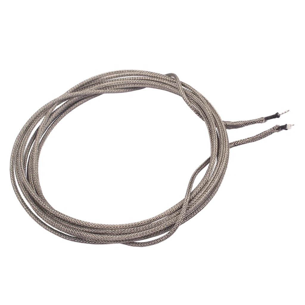 Олово медный длинный винтажный 22 AWG Плетеный экранированный тканевый гитарный