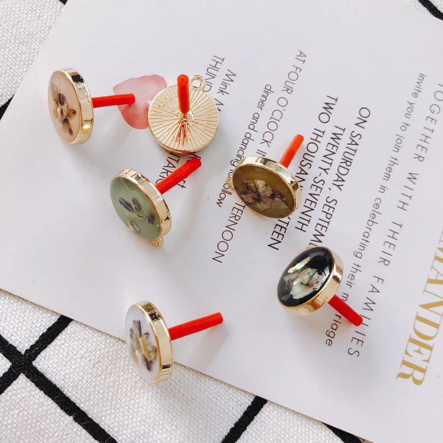 2 шт./партия, круглые серьги из нержавеющей стали