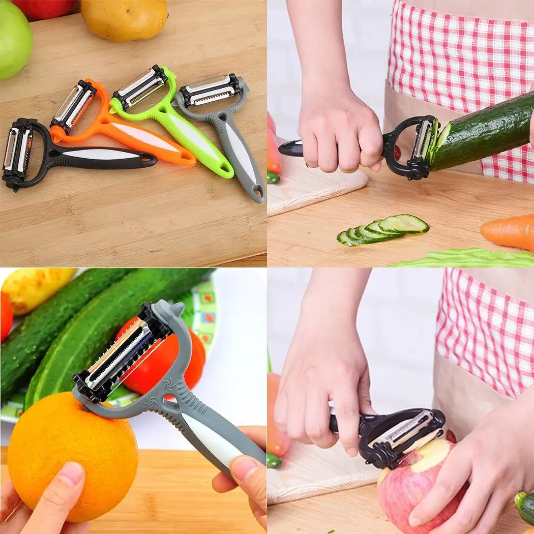 Инструмент Kitche вращающийся очиститель 3 в 1 многофункциональные инструменты для