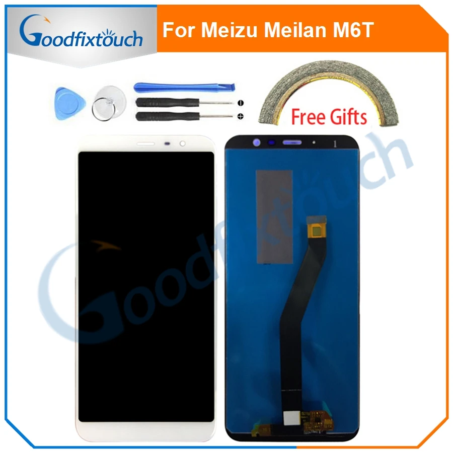 ЖК-экран для Meizu Meilan M6T, ЖК-дисплей + цифровой преобразователь экрана в сборе, сенсорная панель для Meilan M6T, запасные части