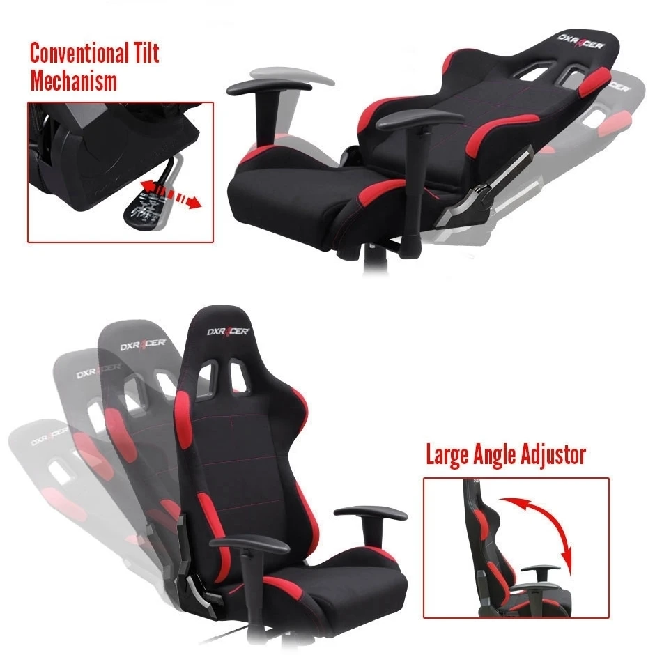 DXRacer OH/FD01/NR высокий задний компьютерный стул сильная сетка