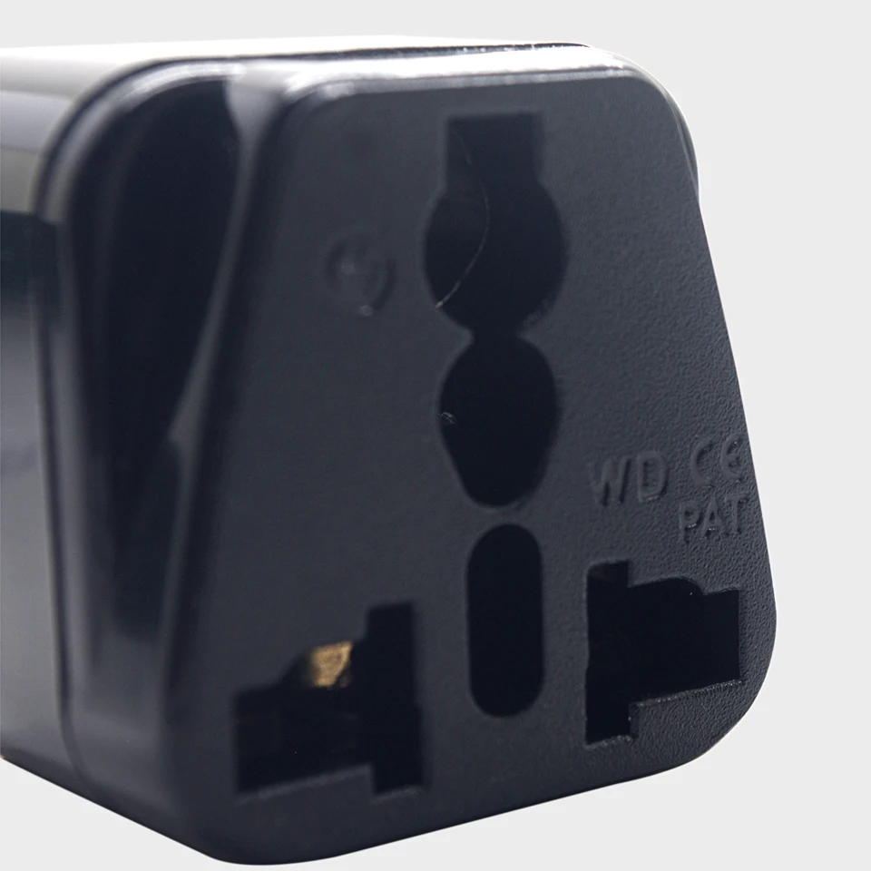 Адаптер переменного тока с вилкой Стандарта ЕС США и Италии 3 контакта 15 А 250 В |