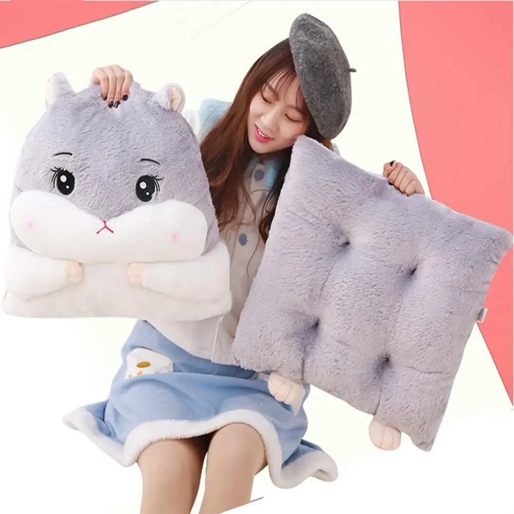 Съемная цельная подушка для спинки хомяка Adeeing милая Подушка стула коврик грелка