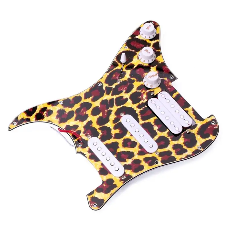 3 Ply SSH Prewired нагруженный Pickguard скретч пластина 2 однокатушечные звукосниматели и