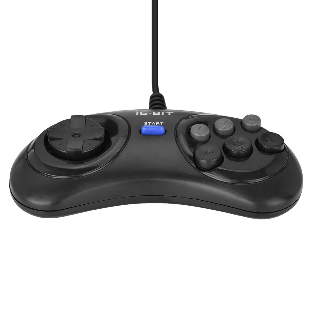 Wired Game Controller Gamepad Joypad Console Handle for Sega 16bit New | Электроника