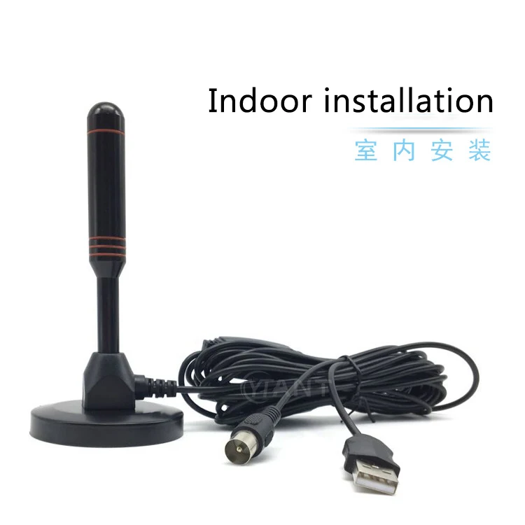 LEORY HD ТВ антенна для помещений 30 дБ 1080P USB усилитель цифровая наземная волна Hdtv DTMB