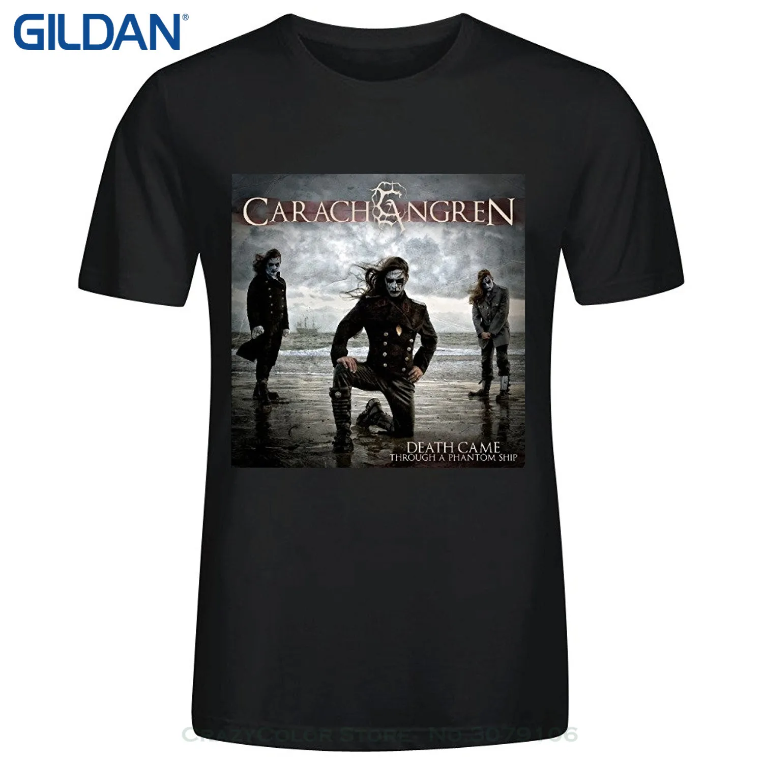 T Shirts Casual Brand Clothing Cotton Carach Angren Death Came Through A Phantom Ship Men's Round Neck Funny Tee Shirt |