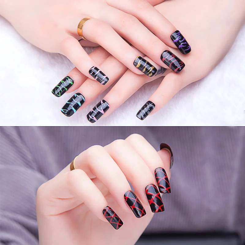 Yinikiz 3Pcs Nail Art Dotting Painting Drawing UV Gel Liner Polish Brush Tool Pen 3pcs/set Beauty |