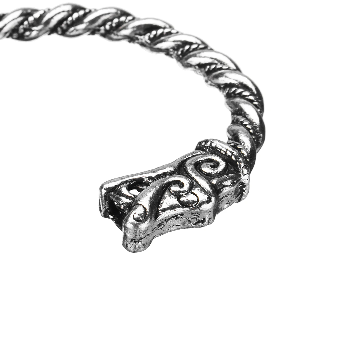 Браслет из нержавеющей стали с головой дракона Norse ювелирное изделие для