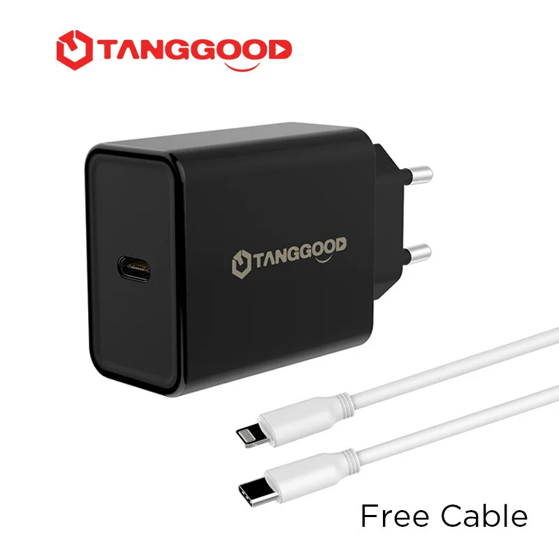 Зарядное устройство TANGGOOD 25 Вт USB C PD 3 0 type быстрое зарядное для iPhone X 8 Plus Galaxy A70 MacBook
