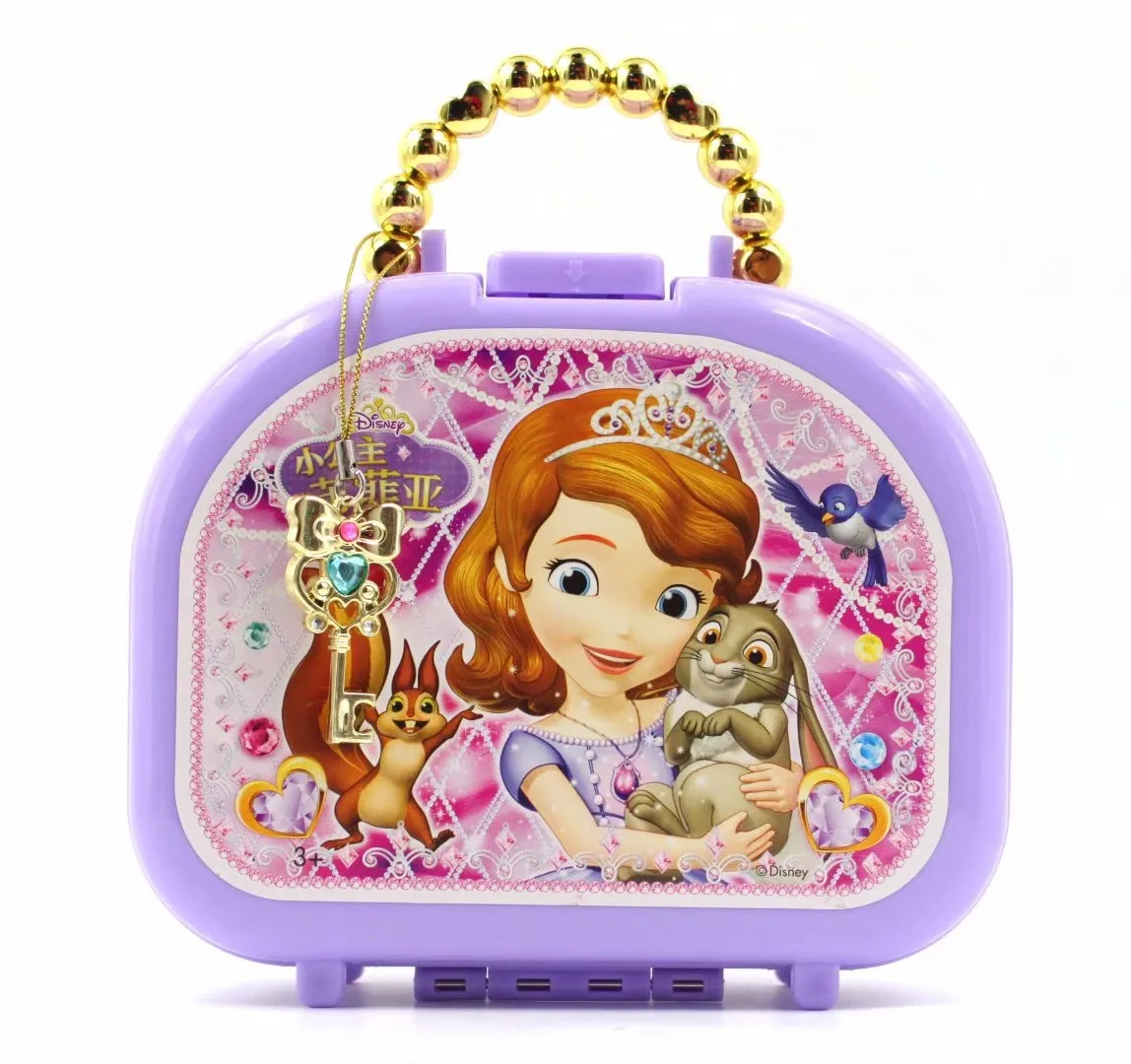 Модные игрушки Disney для ролевых игр Новые Стикеры ногтей портативная коробка