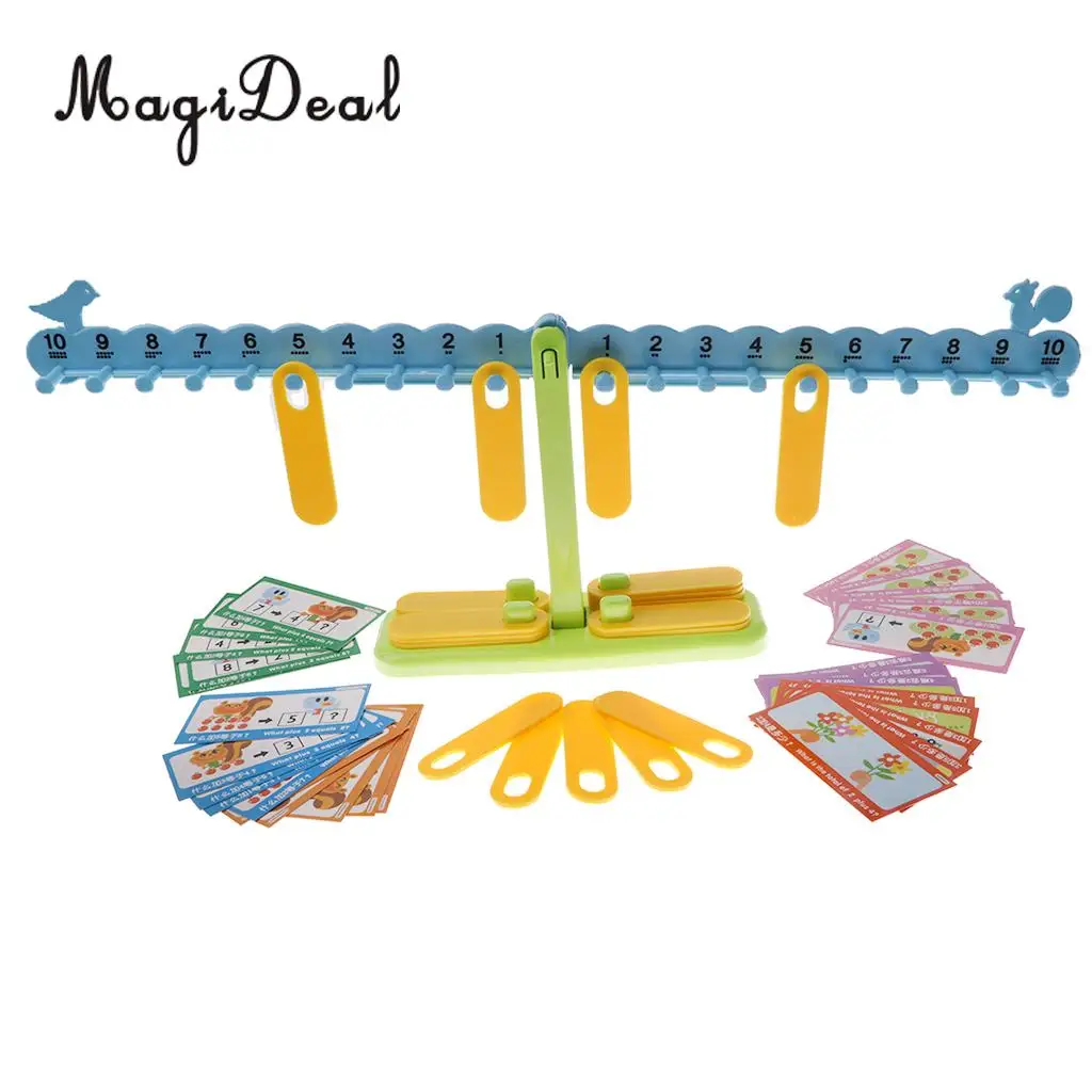 Детский развивающий пластиковый Баланс весы математическая Математика Раннее