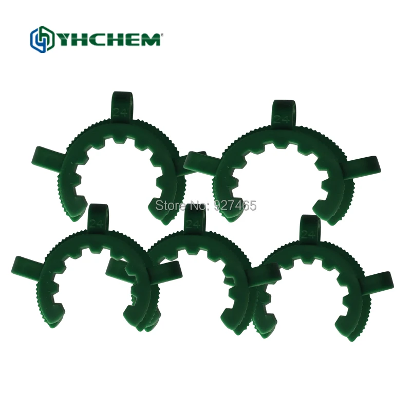 

5 pcs Laboratory Plastic Clip/Plastic Ground Joint Clip/ Joint Clamp for 24/40 Standard Taper Joints