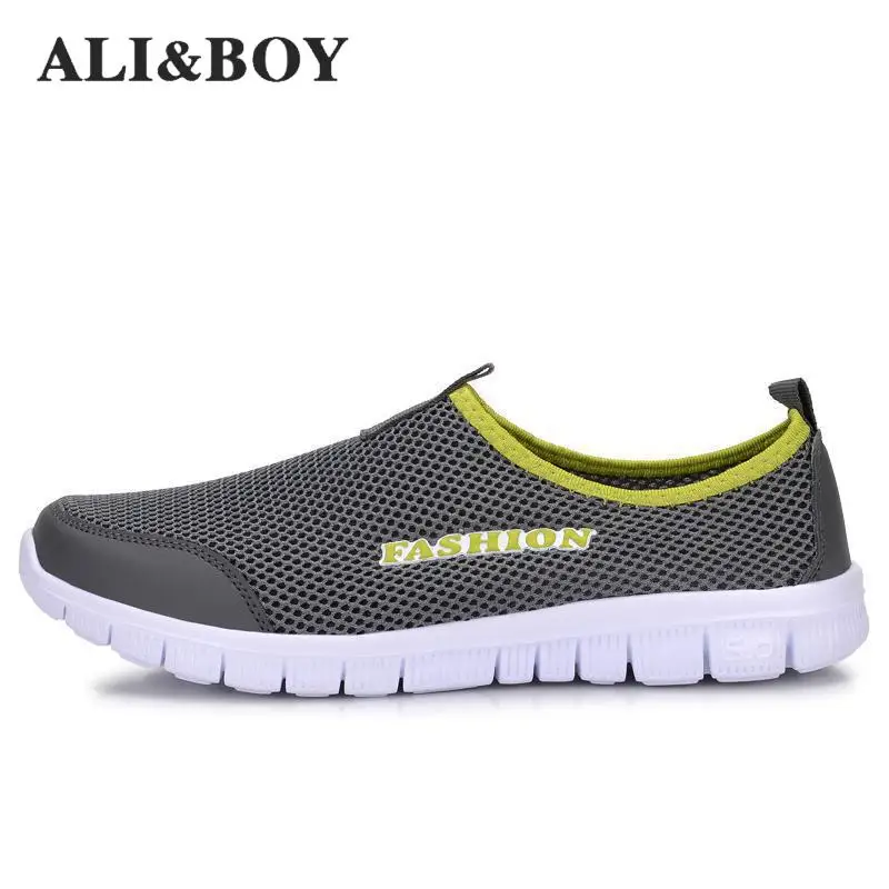 Новые мужские/женские мужские легкие кроссовки ALI & BOY из сетчатого материала