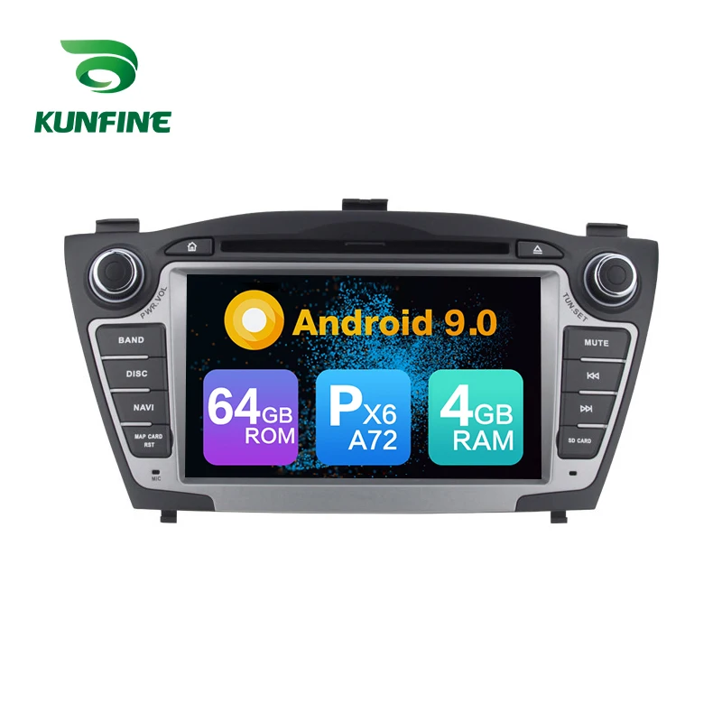 Android 9 0 Core PX6 A72 ОЗУ 4 Гб ПЗУ 64 ГБ Автомобильный DVD GPS мультимедийный плеер стерео для