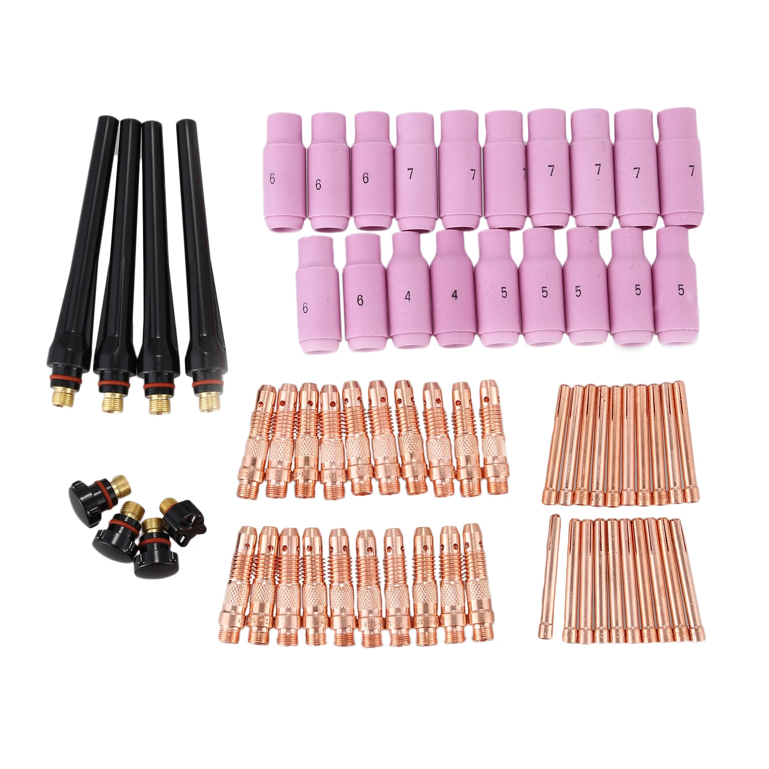 68pcs Hot Sale TIG Torch Consumables Accessories KIT for Welding PTA DB SR WP 17 18 26 | Инструменты