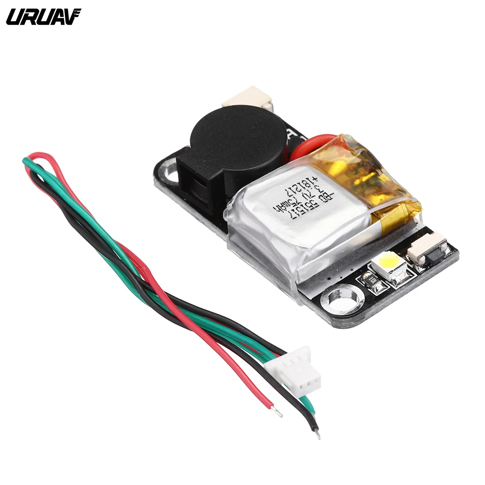 Новые поступления URUAV UR6 5 в 110дб сигнализация BB Buzzer Mini Tacker 36x18 мм и Lipo батарея