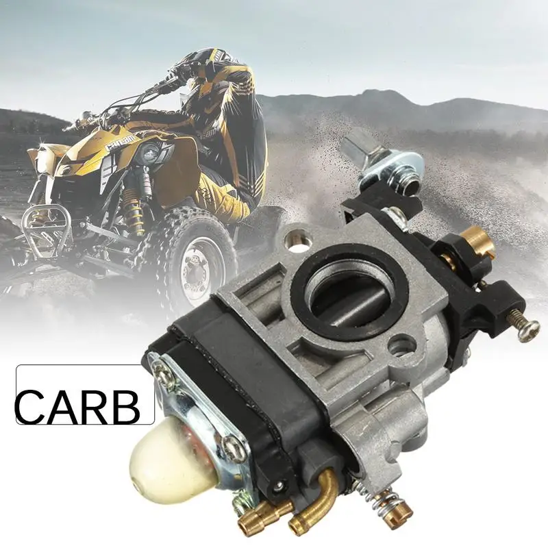 ATV 47cc49CC50CC двухтактный масляный универсальный карбюратор 15 мм для кустореза MINIMOTO