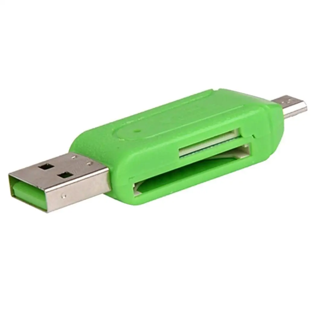 USB 2 0 OTG кардридер Micro SD/TF для дома путешествий офиса и т. д. адаптер