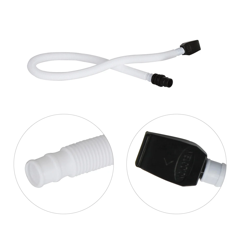 57cm / 22.4in Long Flexible Plastic Melodica Pianica Tube with a Black Mouthpiece |