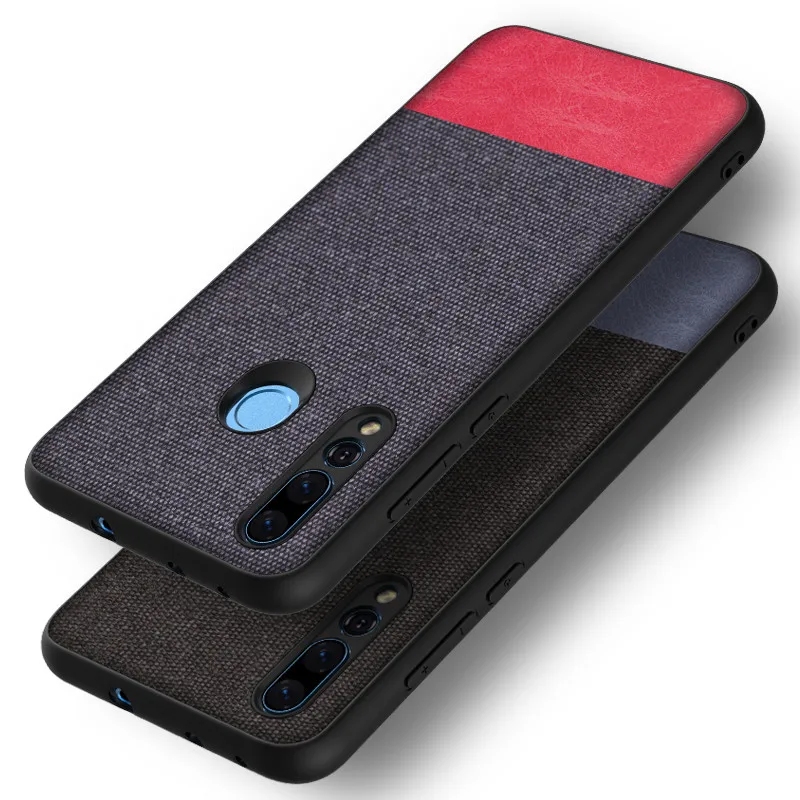 Чехол для Huawei Nova 4 новинка полная защита гибридная искусственная ткань ТПУ
