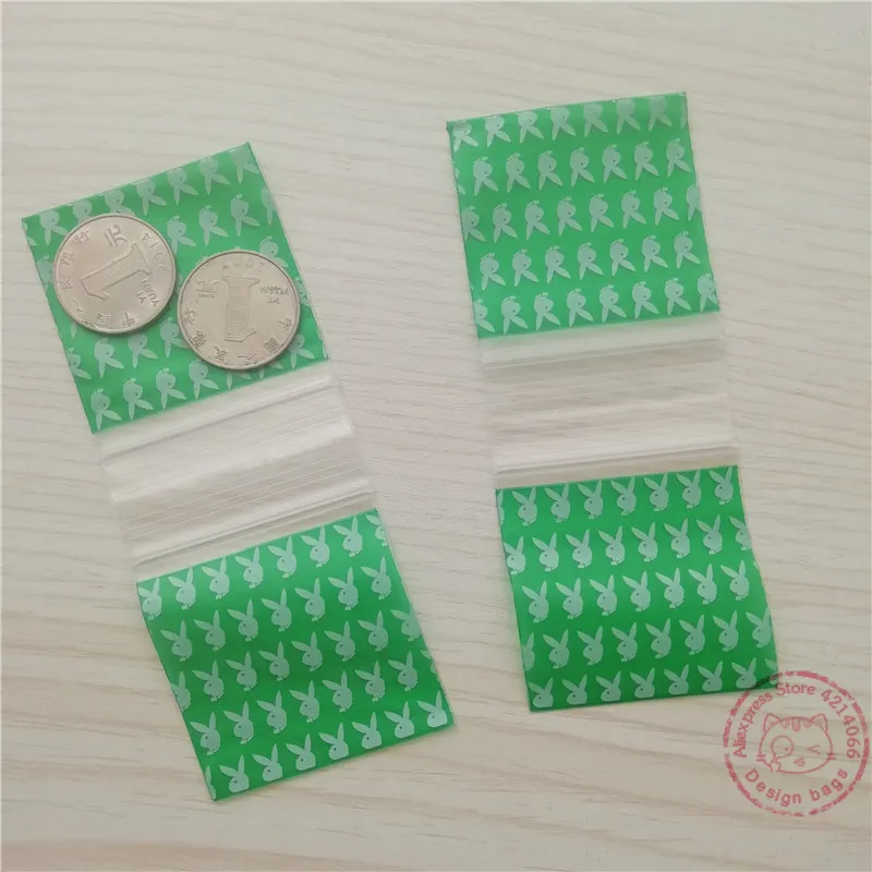 Мини Ziplock Baggies 50 100 шт Play boy Bunny на молнии Reclosed сумки маленькие застежки Seal bag 2 &quotx